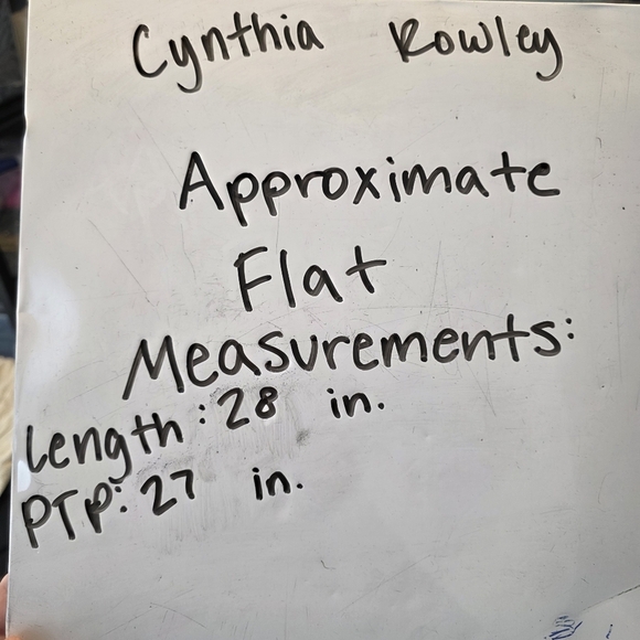 Cynthia Rowley Green White Leaves Print Flowy Summer Girly Blouse Size 3X - Picture 6 of 6